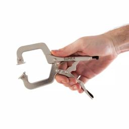 SUNEX TOOLS Sunex LC6S 6 in. Locking C-Clamp with Swivel Pads and 2.125 in. Jaw Capacity thumbnail 4