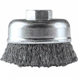 Makita 3 in. Crimped Wire Cup Brush for Angle Grinders thumbnail 2