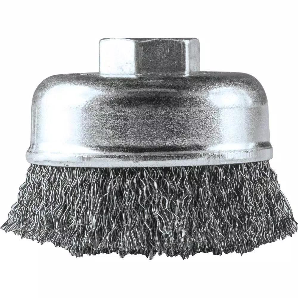 Makita 3 in. Crimped Wire Cup Brush for Angle Grinders