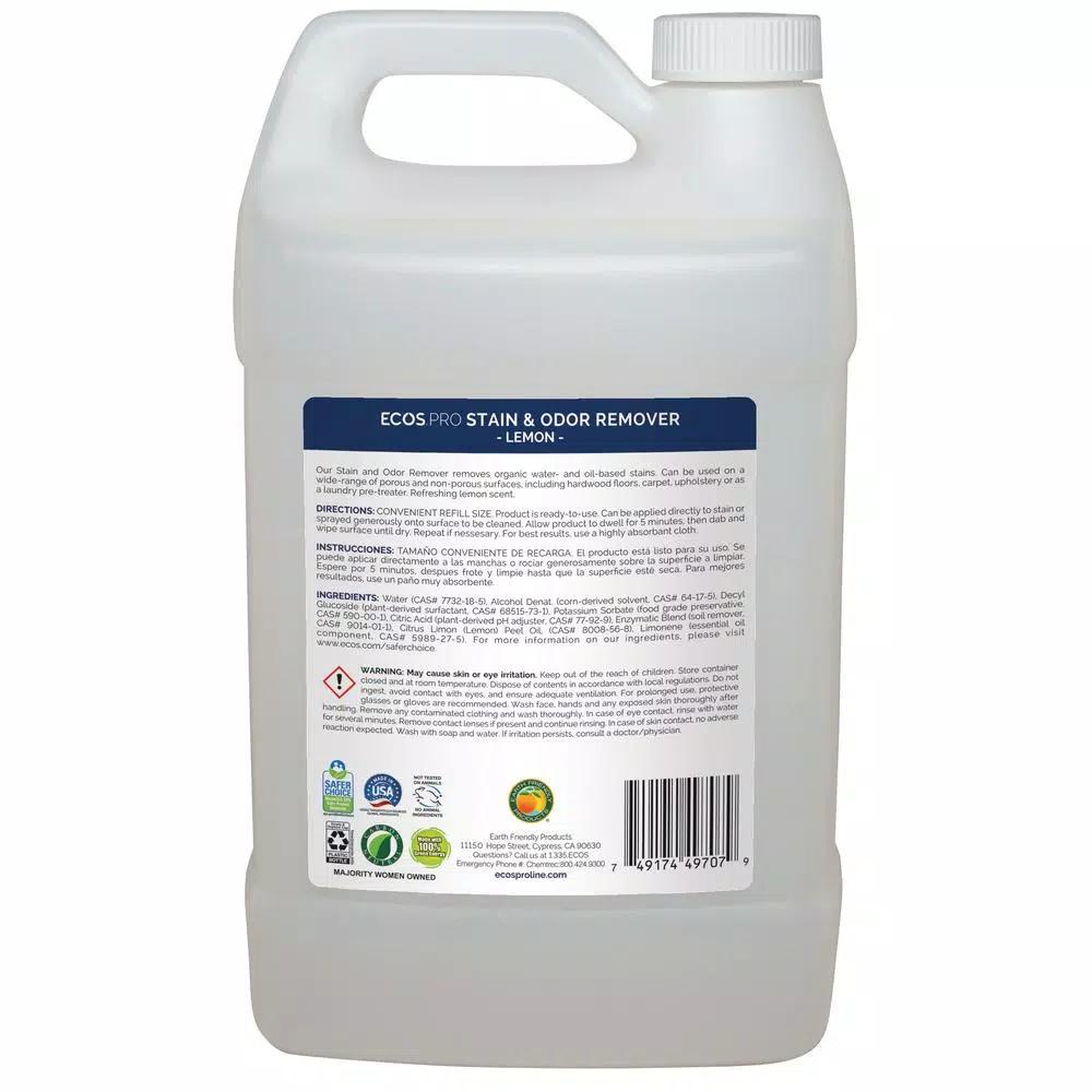 ECOS Pro Stain and Odor Remover, 128 oz. Fabric and Upholstery Cleaner