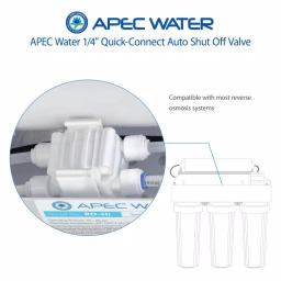 APEC Water Systems APEC Auto Shut Off Valve with 1/4 in. Quick Connect for Reverse Osmosis Water Filtration Systems thumbnail 4