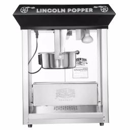 Great Northern Popcorn Lincoln 8 oz. Black Popcorn Machine with Mobile Serving Cart thumbnail 3