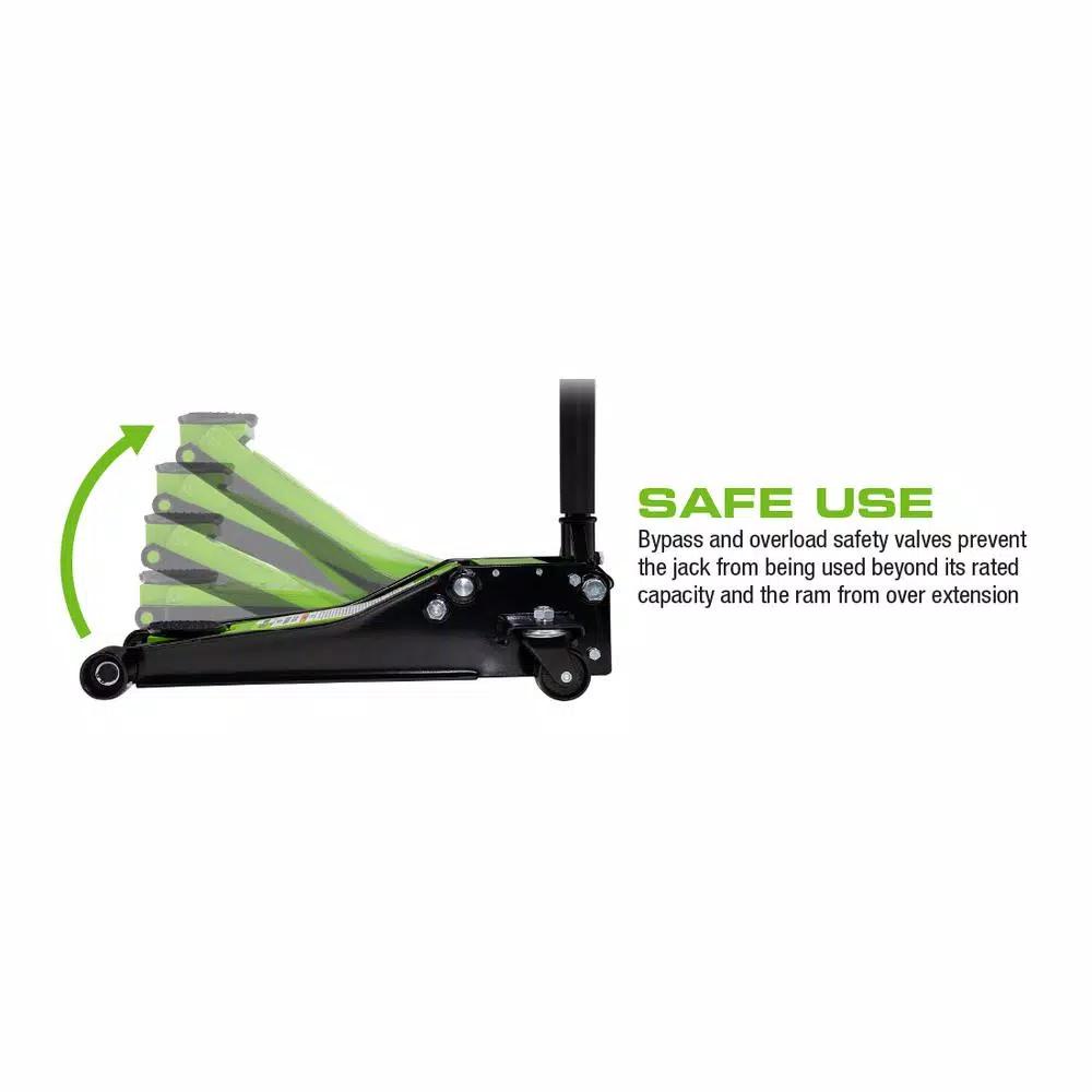 Arcan XL3000A 3-Ton Low Profile Floor Jack, 6000 lb Capacity