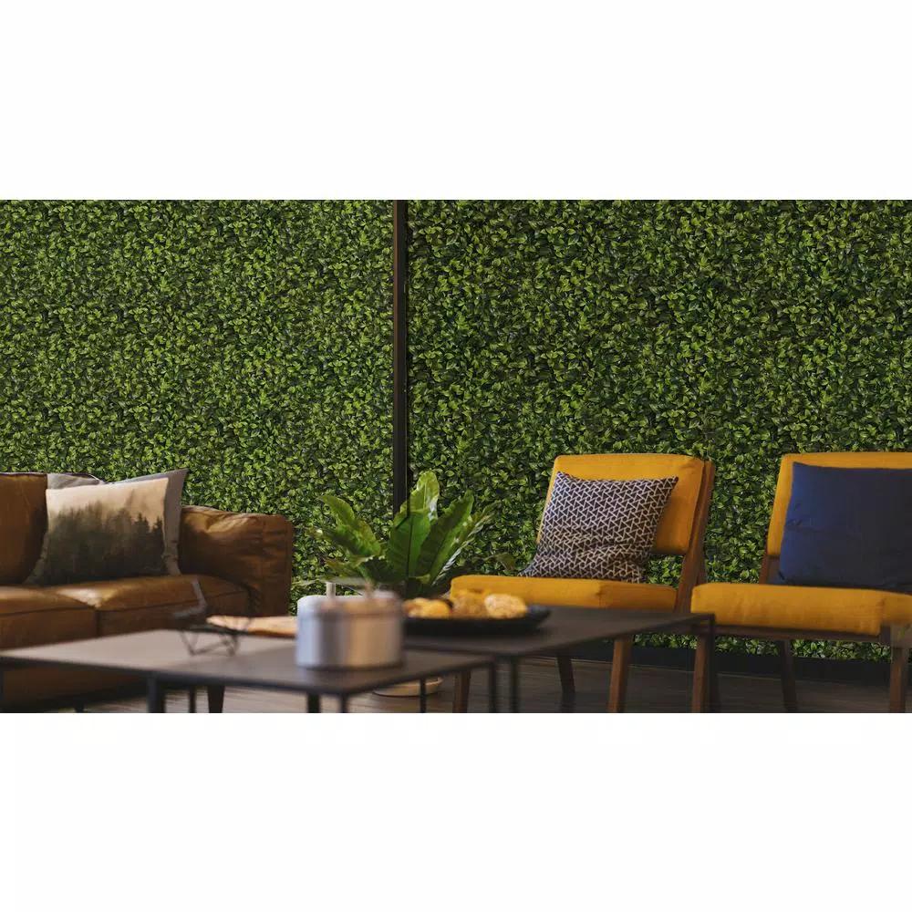 GreenSmart Decor Greens Mart Dekor Artificial Cancun Wall Panel, 19.68 in. x 19.68 in. (Set of 4)
