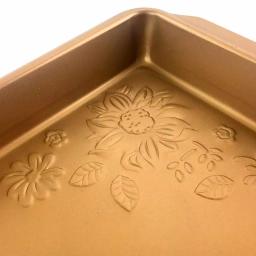 Gibson Home Gibson Country Kitchen Copper Embossed Carbon Steel 13.75 in. Roasting Pan thumbnail 4