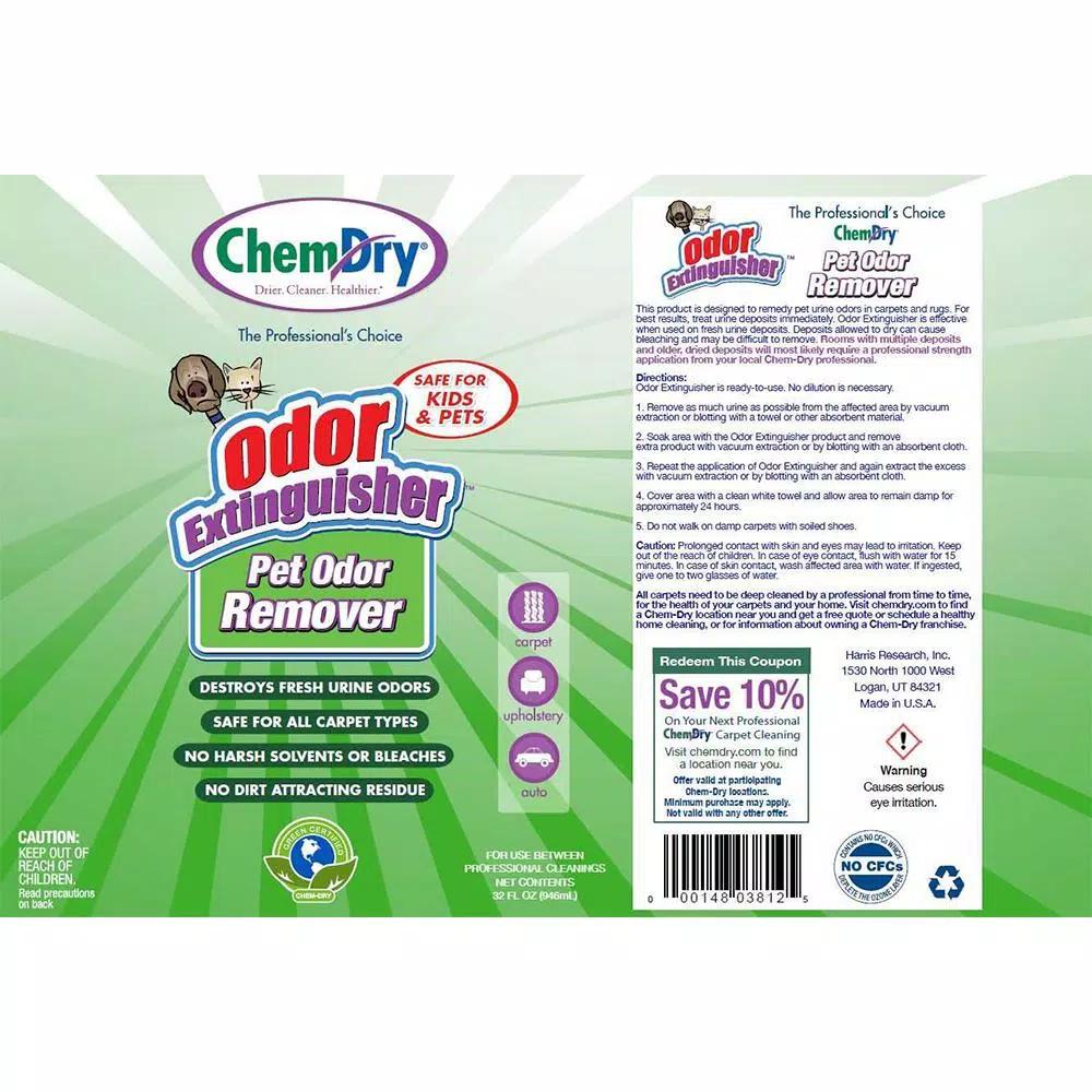 ChemDry Pet Odor Extinguisher Stain & Odor Remover, Case of 12