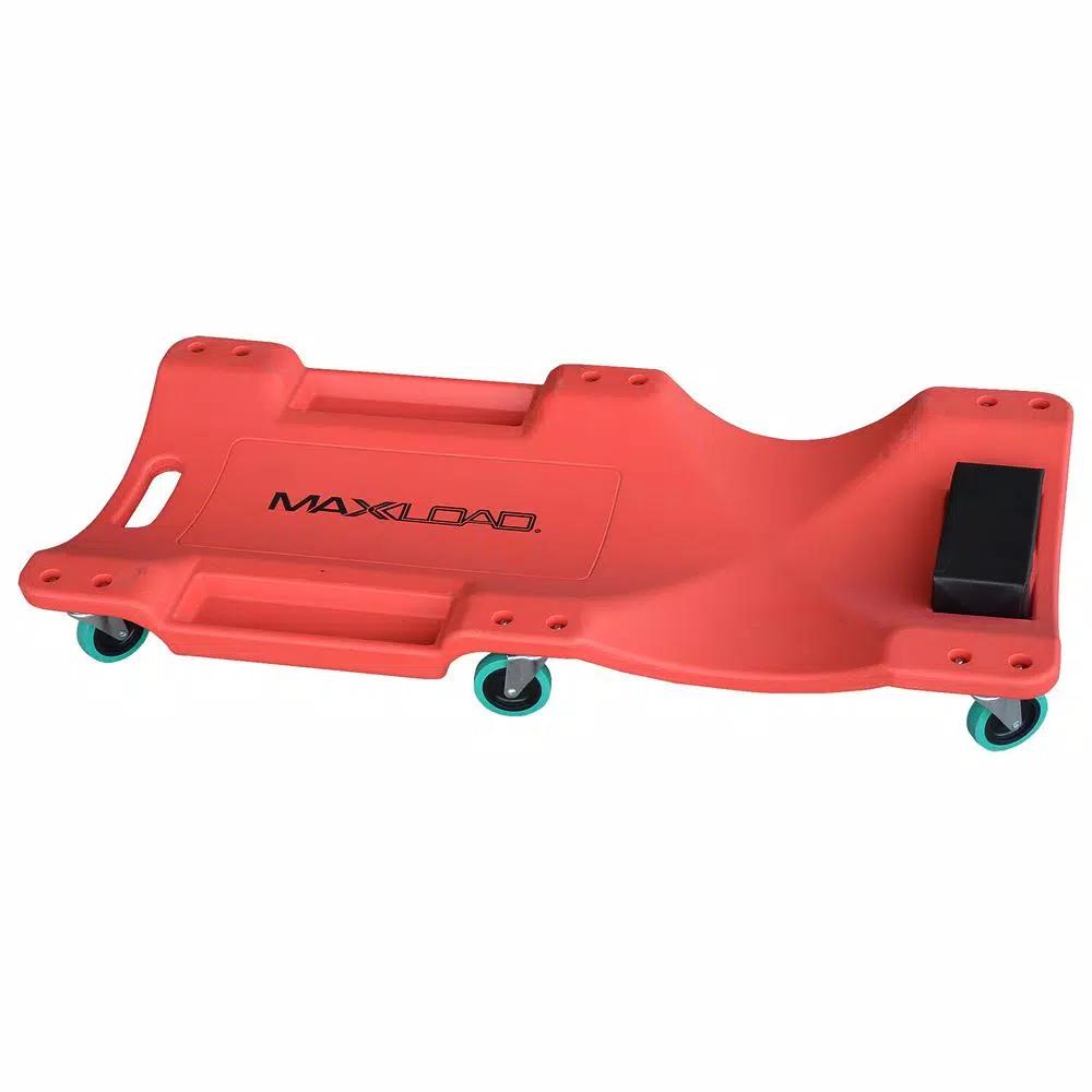 Max Load 40 in. Low Profile Oversized Creeper with Padded Headrest and Tool Storage