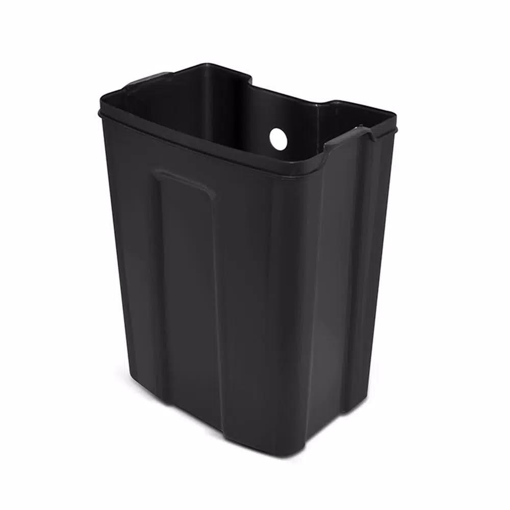 Innovaze 10.6 Gallon Brushed Stainless Steel Rectangular Step-On Trash Can with Fingerprint Resistant Finish