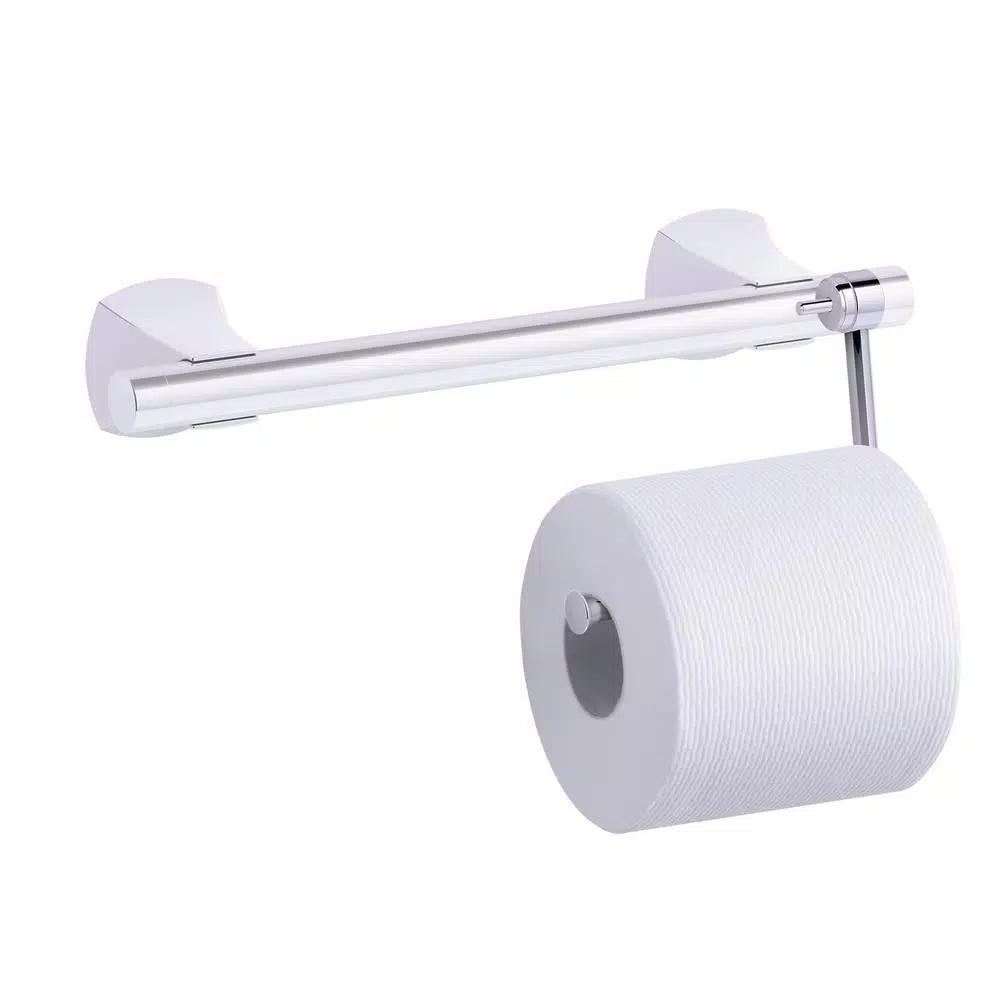 KOHLER Polished Chrome Toilet Tissue Holder Accessory for Carmichael, Arsdale, and Rubicon Grab Bars