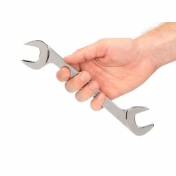 TEKTON 1 in. Angle Head Open End Wrench, 60° Offset thumbnail 6