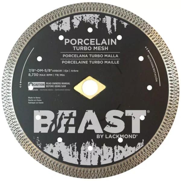 Beast Pro 6 in. Turbo Mesh Porcelain Tile Blade for Wet/Dry Cutting