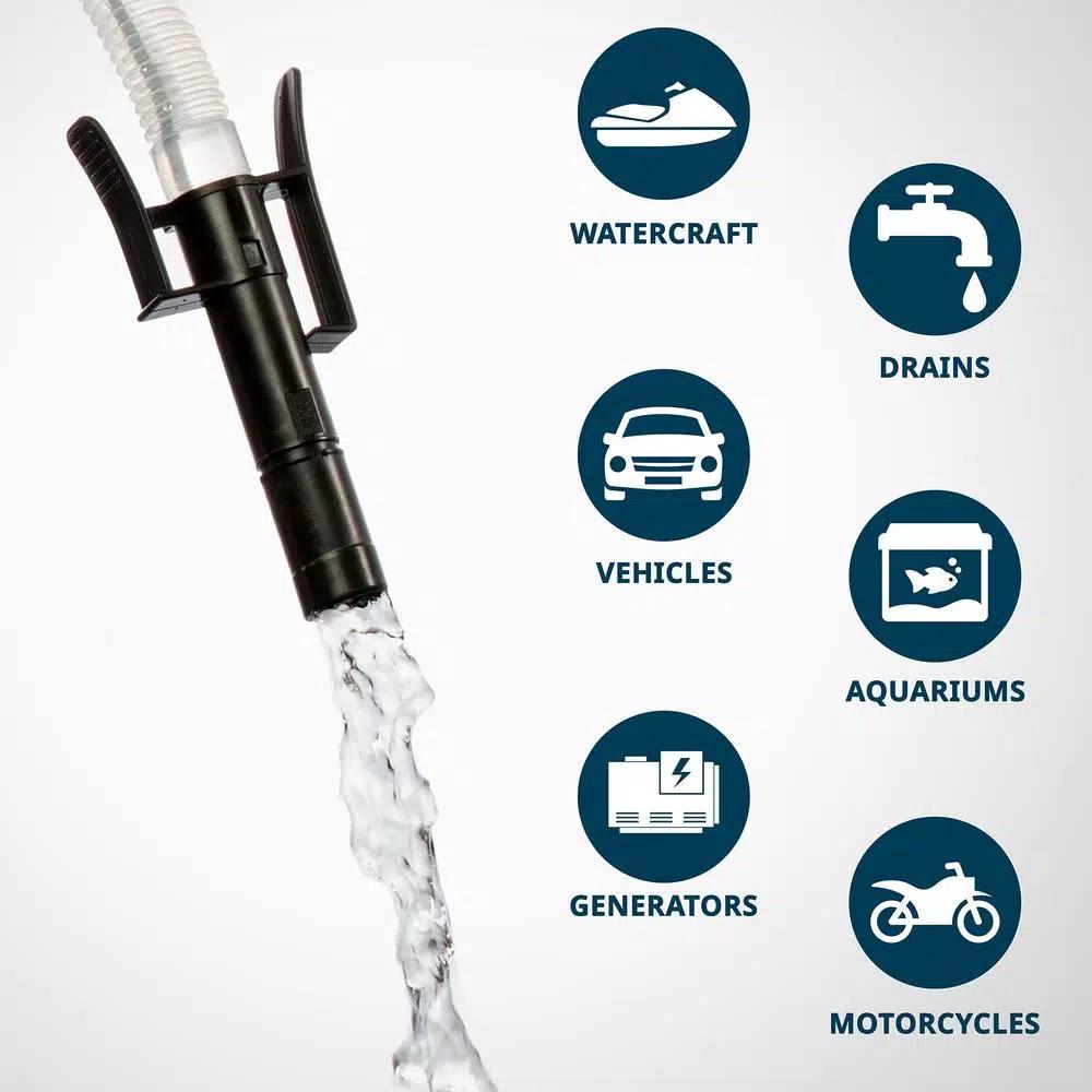 Unbranded Jumbl Battery Powered Fuel Transfer Pump with Auto-Stop and 2.3 GPM Flow Rate