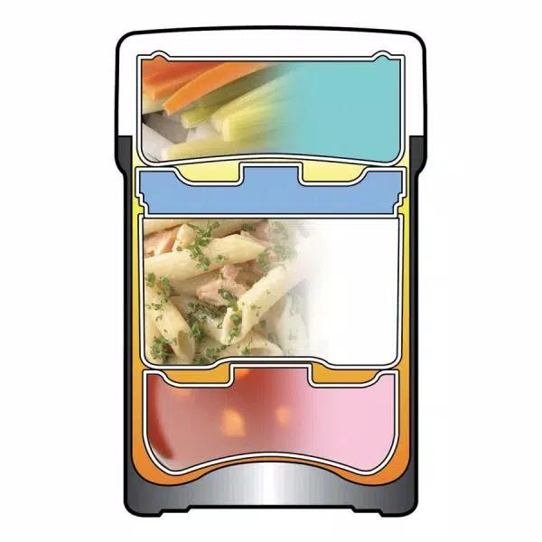 Zojirushi Classic Bento Stainless Steel Insulated Lunch Jar with 12-Piece Set
