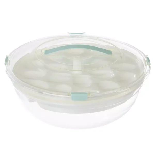 Classic Cuisine 4-in-1 Cold Appetizer Chilled Serving Tray Set