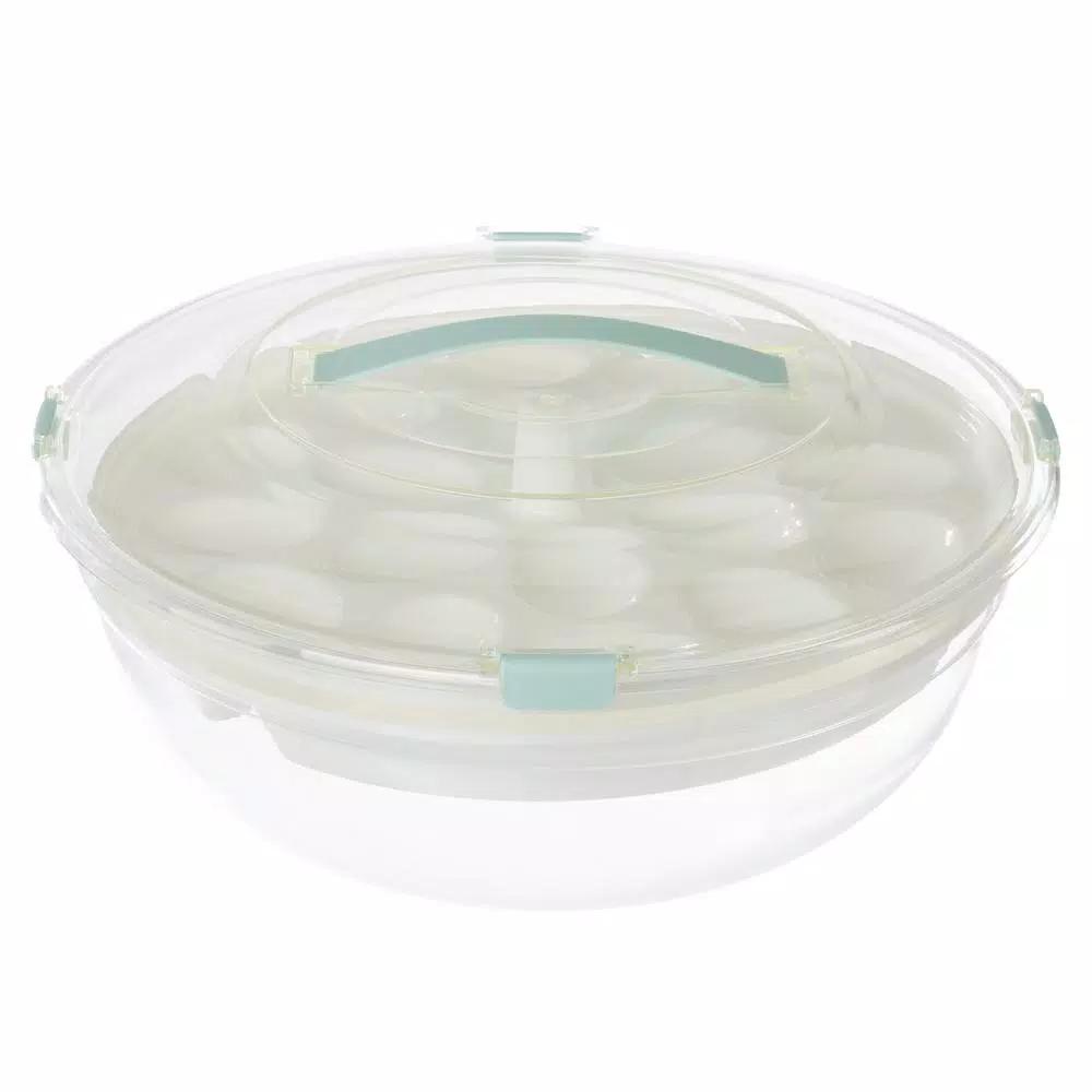 Classic Cuisine 4-in-1 Cold Appetizer Chilled Serving Tray Set