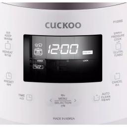 Cuckoo 10-Cup High Pressure Rice Cooker, CRP-P1009SW, White thumbnail 4