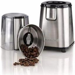 Ovente Electric Coffee Grinder, 200W Multi-Purpose Blade Grinder, Silver thumbnail 7