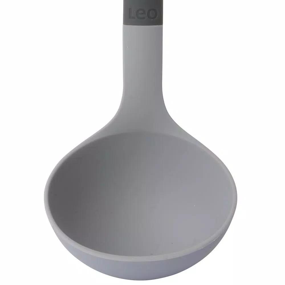 BergHOFF Leo Grey Serving Ladle - Heat Resistant Nylon with Soft-Touch Handle