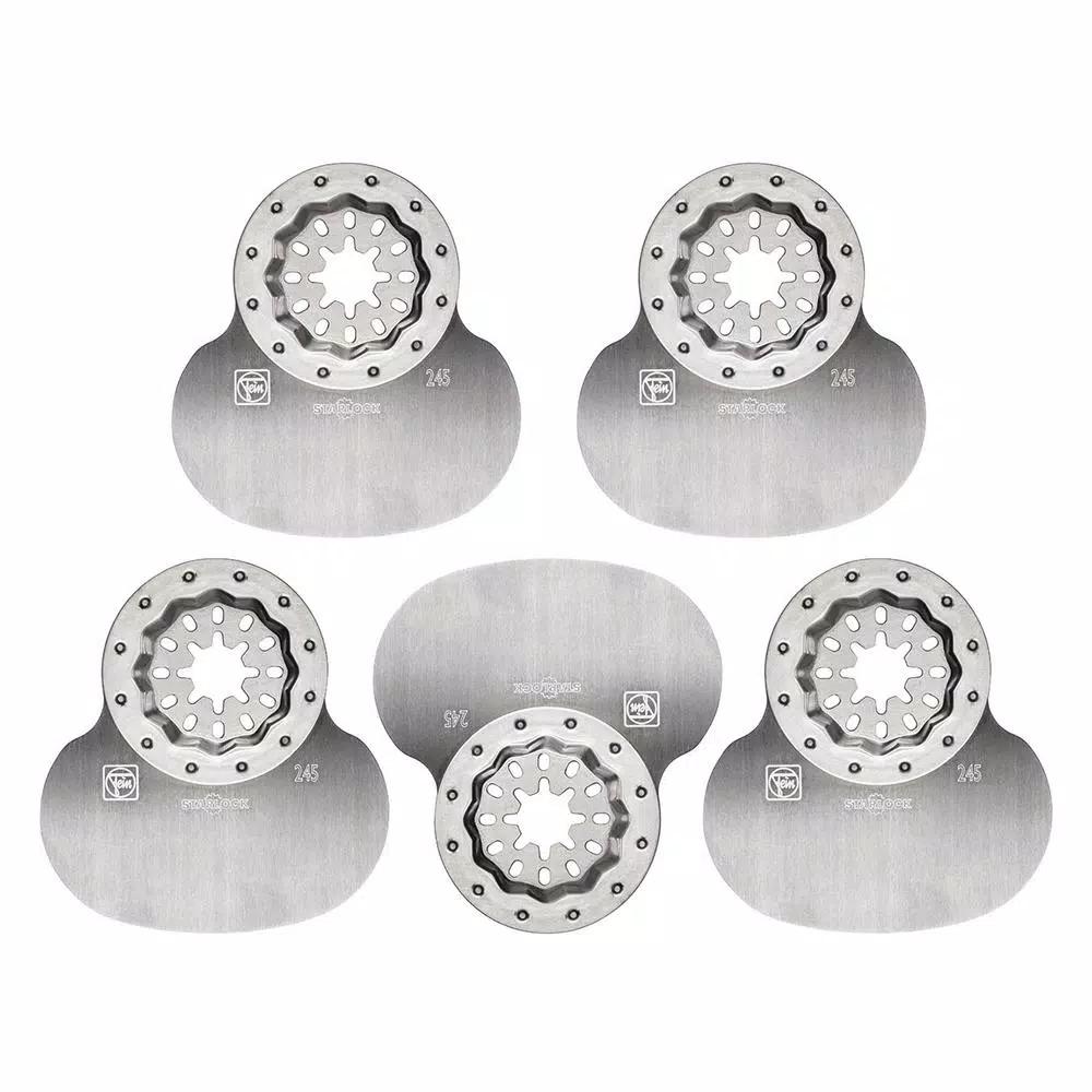 FEIN Starlock Mushroom-Shaped 245 Cutting Blade for Silicone and Glazing (5 Pack)