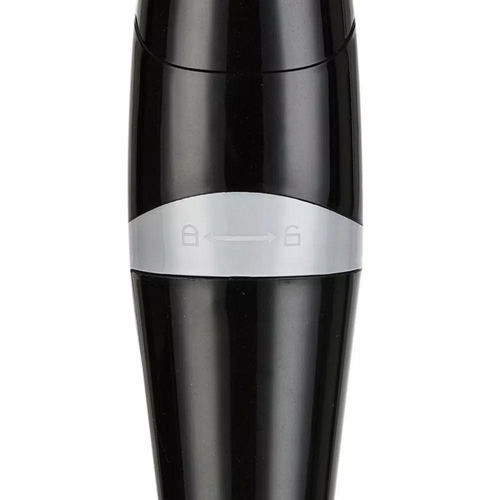 Continental Electric 150W Single Speed Black Immersion Hand Blender with Stainless Steel Blades