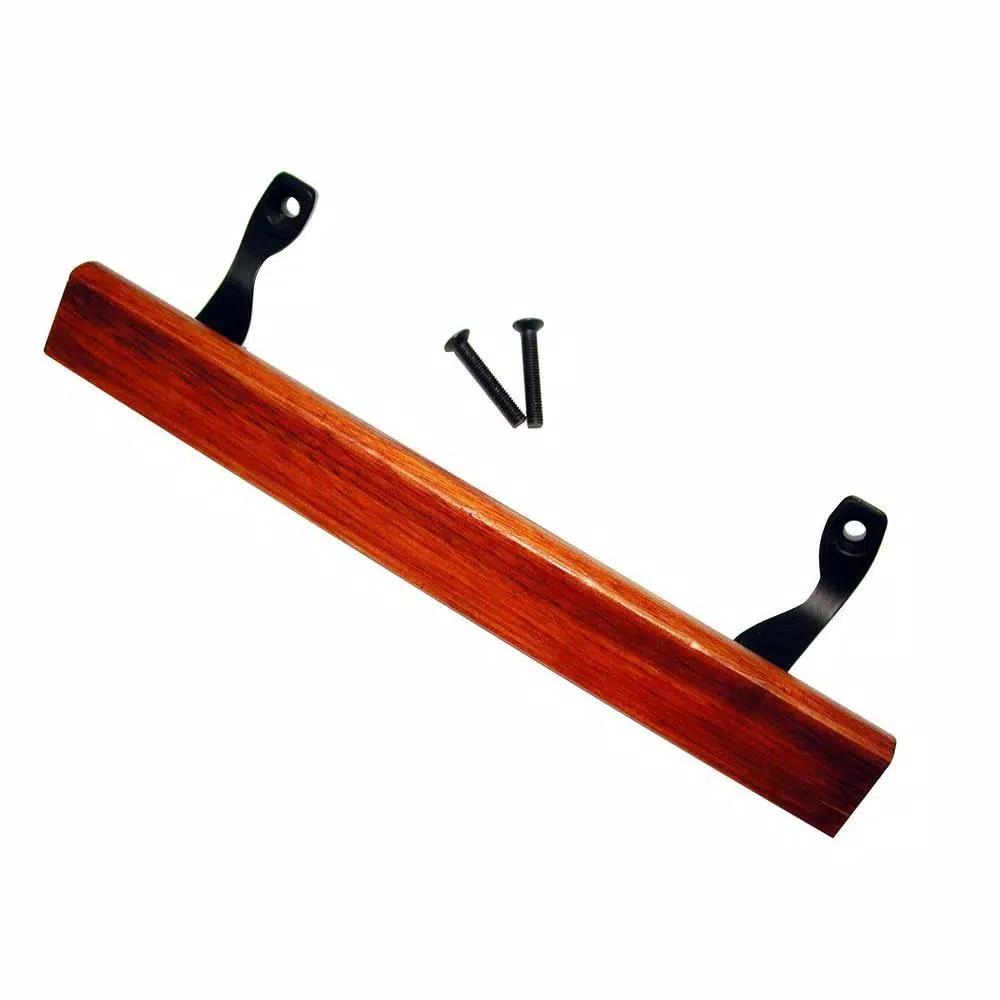 Barton Kramer Wood and Zinc Die Cast Patio Door Handle, Flat A Style