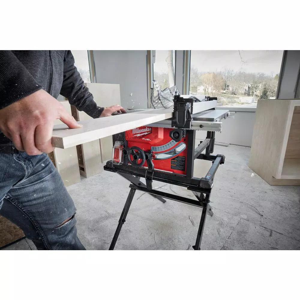 Milwaukee M18 FUEL ONE-KEY 8-1/4 in. Cordless Table Saw with Folding Stand