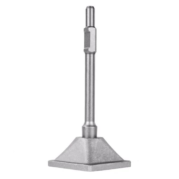 Stark 1-1/8 in. Hex Steel Tamper Shank and Plate for Electric Demolition Jack Hammers