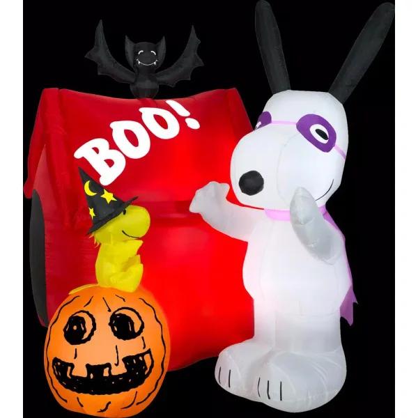 Gemmy 6 ft. Snoopy Dog House Halloween Airblown Inflatable Decor