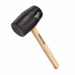 TEKTON 32 oz. Rubber Mallet with Wood Handle thumbnail 1