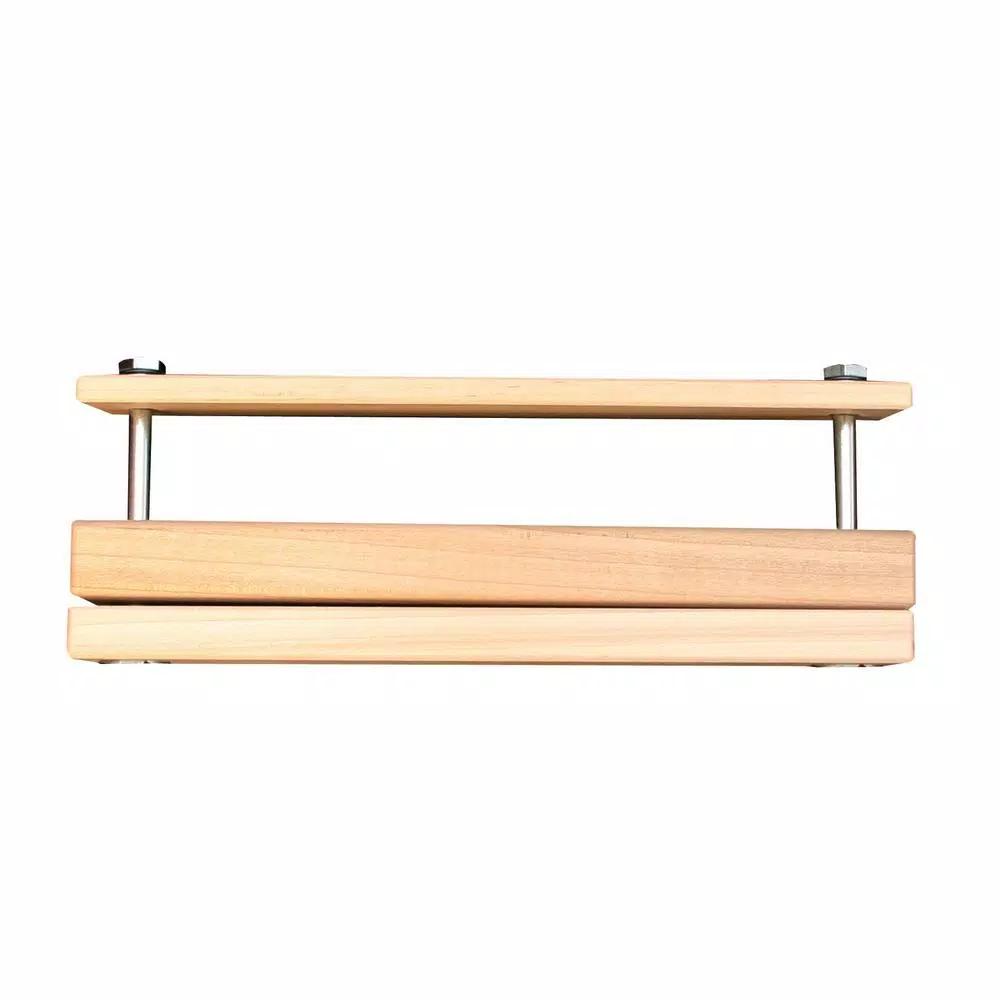 Cardinal Gates Spindle Clamps, Solid Poplar Wood, 8 in. H x 3 in. W x 1 in. D