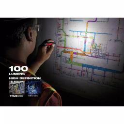 Milwaukee 100 Lumen TRUEVIEW High Definition LED Aluminum Penlight with Clip thumbnail 6