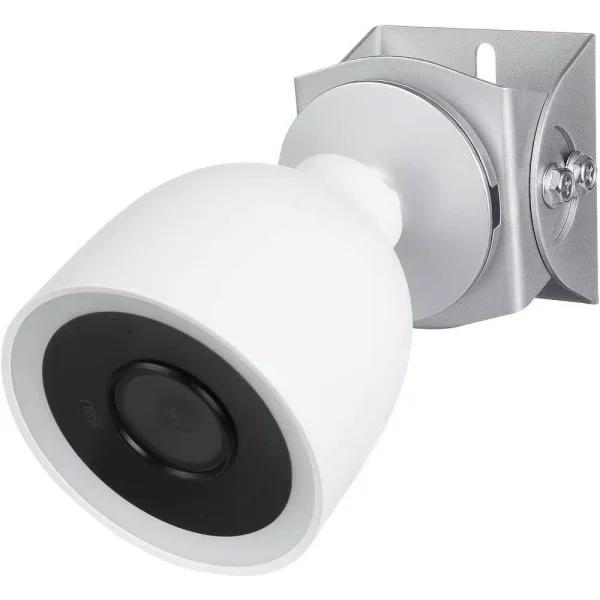 Wasserstein Adjustable Metal Mount for Google Nest Cam IQ Outdoor, Silver