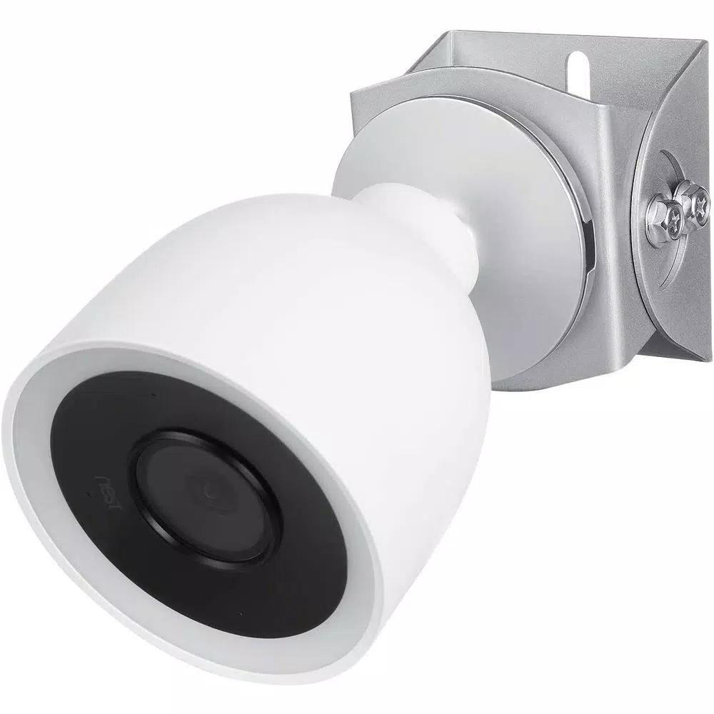 Wasserstein Adjustable Metal Mount for Google Nest Cam IQ Outdoor, Silver