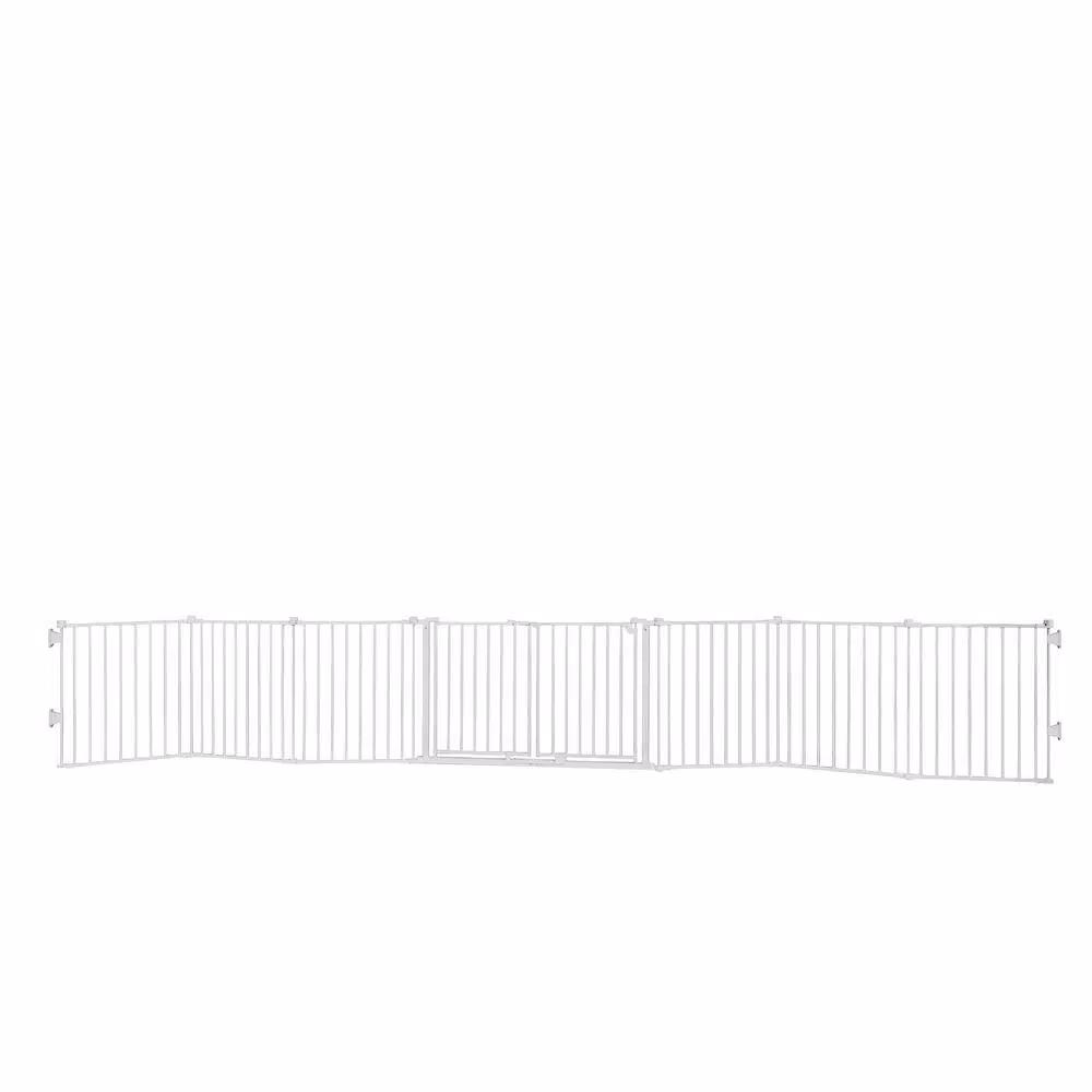 Regalo Super Wide Double Door Baby Gate and Play Yard, 28" Height, Fits Up to 192" Wide