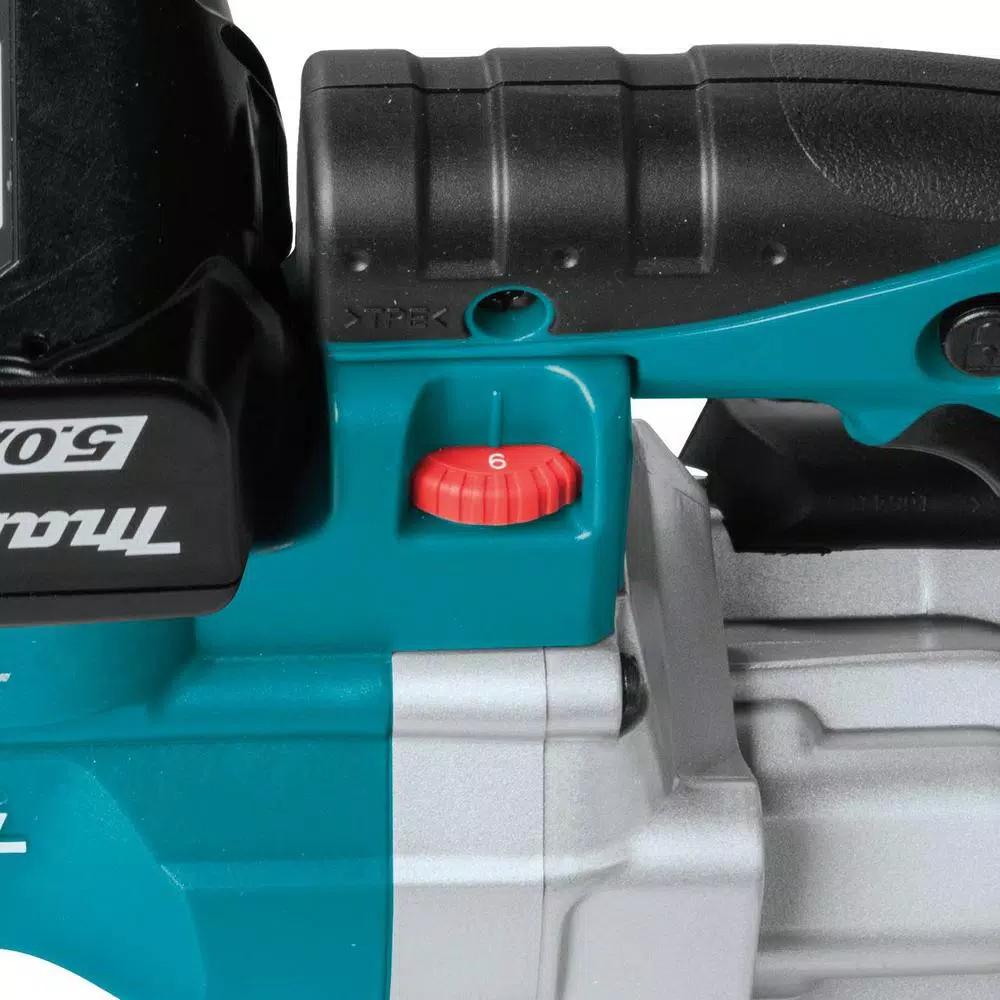 Makita 18V LXT Cordless Portable Band Saw Kit with 3x 5.0Ah Batteries and Charger