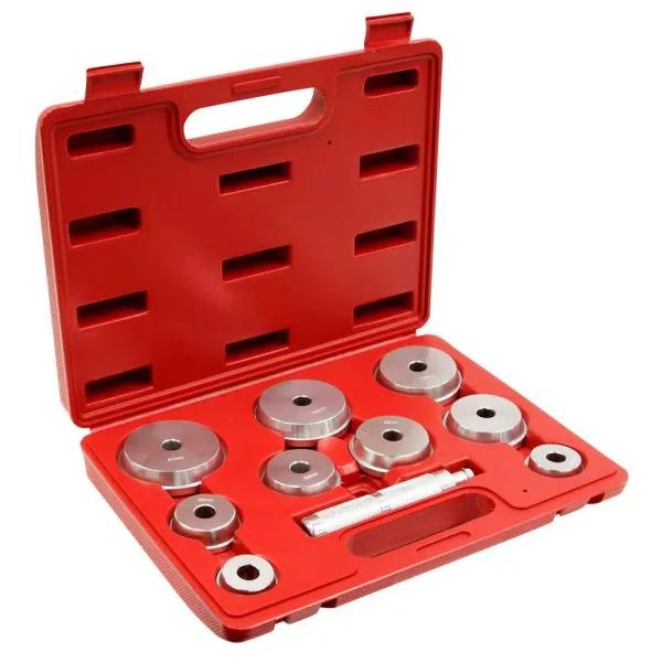 Powerbuilt Bearing Race and Seal Installer Set with 9 Adapters