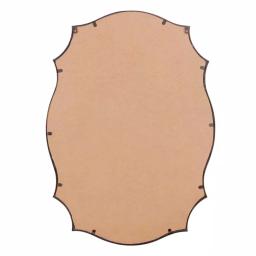 Pinnacle Art Deco Ornate Gold Scalloped Accent Mirror - 35.75 in. H x 26.25 in. W thumbnail 6