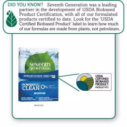 SEVENTH GENERATION Free and Clear Scent Automatic Dishwasher Powder, 45 oz (Case of 12) thumbnail 2