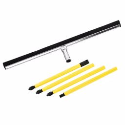 Alpine Industries 30 in. Dual Moss Rubber Professional Locking Floor Squeegee with 50 in. Handle thumbnail 4
