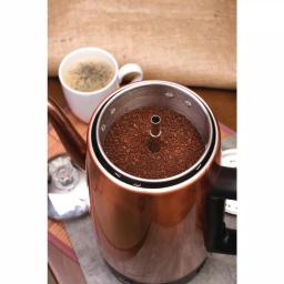 Euro Cuisine 12-Cup Copper Electric Percolator, Stainless Steel Coffee Maker thumbnail 5