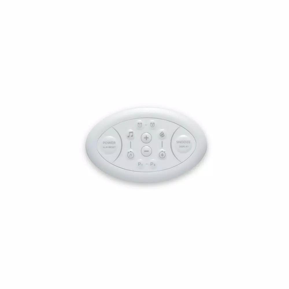 iHome Zenergy Aroma Dream iZA40W White Essential Oil Diffuser & Sound Therapy Alarm Clock