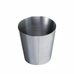 Visol Stainless Steel Shot Cup Set with Genuine Black Leather Carrying Case - 3 Cups thumbnail 2