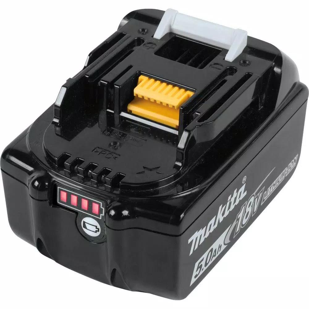 Makita 18V LXT Brushless 4-1/2"/5" Paddle Switch Angle Grinder Kit with 5.0Ah Battery