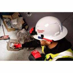 Milwaukee 600 Lumen USB Rechargeable Low-Profile LED Headlamp with BOLT White Type 1 Class C Hard Hat Bundle thumbnail 12