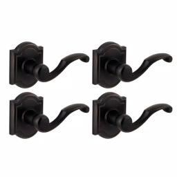 Baldwin Prestige Madrina Venetian Bronze Universal Passage Door Lever (4-Pack) thumbnail 1