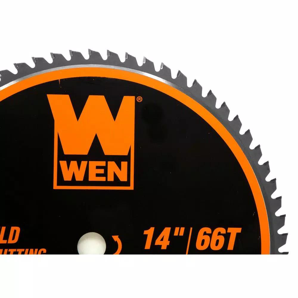 WEN 14-in 66-Tooth Carbide-Tipped Metal Saw Blade for Mild Steel