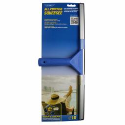 Ettore 18 in. All-Purpose Window Squeegee with Aluminum Channel and Streak-Free Rubber Blade thumbnail 2
