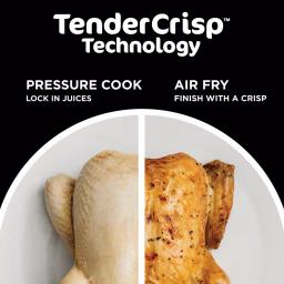 Ninja Foodi 6.5 Qt. Black Stainless Steel Electric Pressure Cooker and Air Fryer with TenderCrisp Technology thumbnail 5