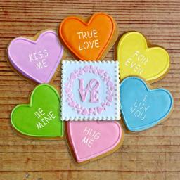 Designer Stencils Sweetheart Sayings Cookie Stencil Bundle - 9 Pattern Decorating Set thumbnail 4
