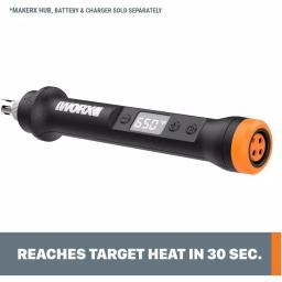 Worx MAKERX 20V Wood and Metal Crafter Rotary Tool Attachment with 12 Accessories thumbnail 6